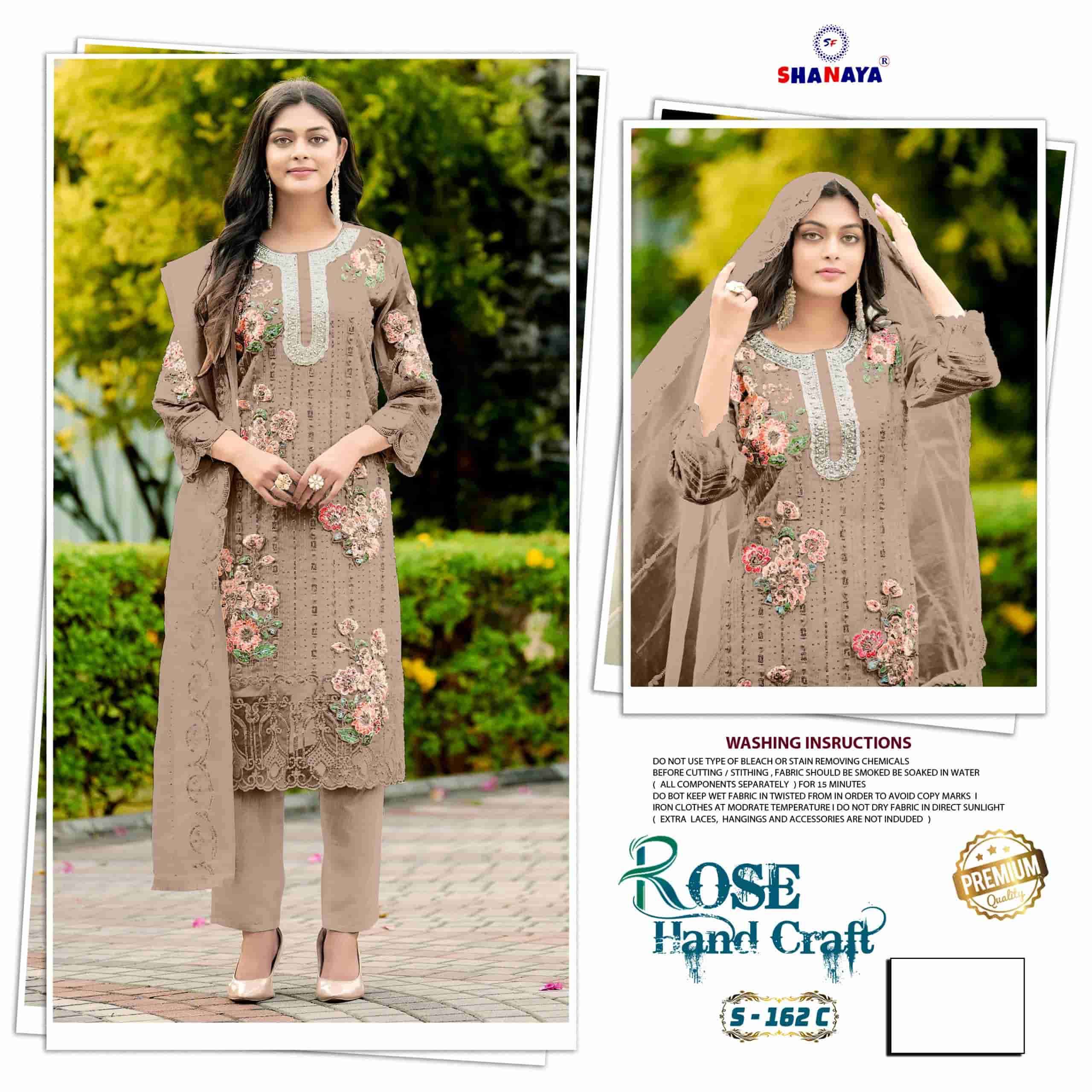 Shanaya S 162 C Heavy Embroidered Designer Pakistani Salwar Suit Wholesaler