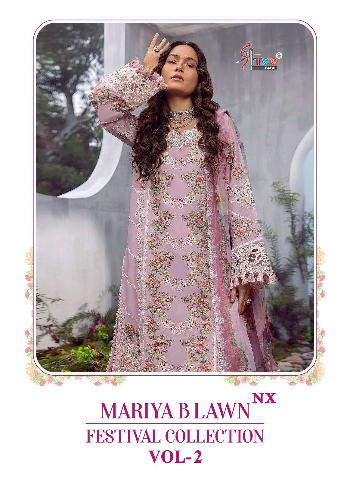 Shree Fabs Mariya B Lawn Festival Collection Vol 2 Nx Fancy Pakistani Dress Catalog Dealers
