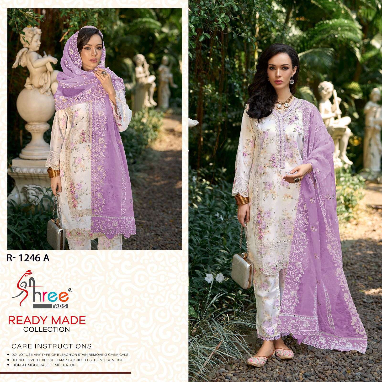 Shree Fabs R 1246 Colors Designer Pakistani Organza Suit Latest Collection