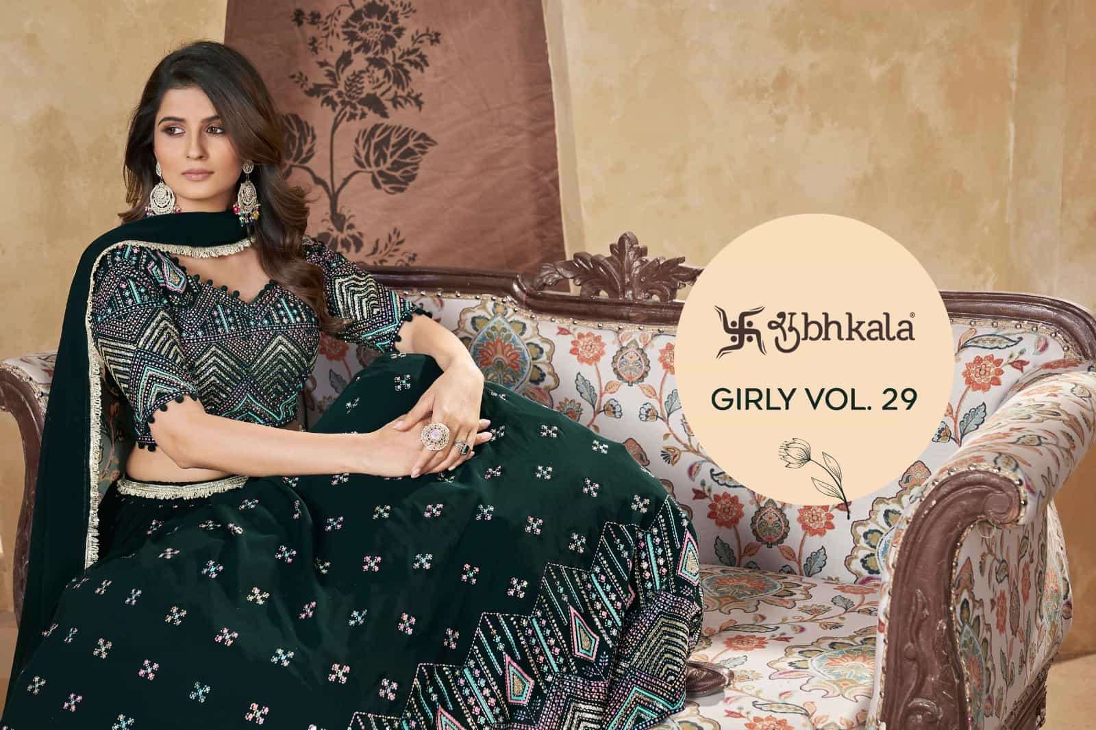 Shubhkala Girly Vol 29 Party Wear Style Exclusive Designer Lehenga Choli Wholesalers