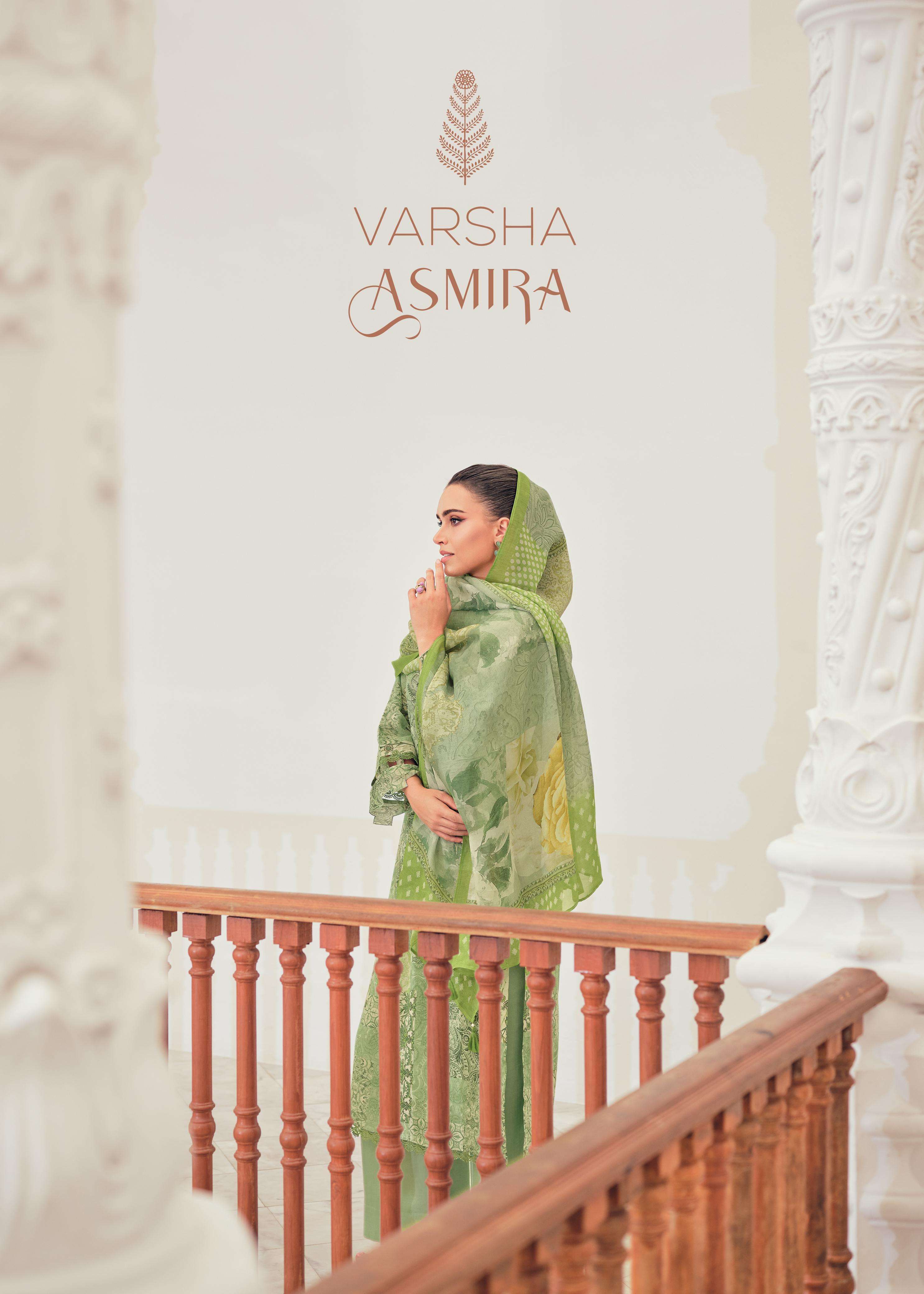 Varsha Asmira Exclusive Linen Cotton Ladies Suit New Catalog Designs