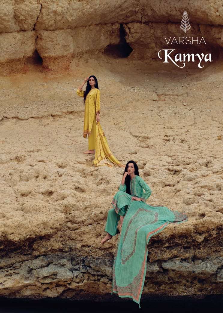 Varsha Kamya Exclusive Muslin Dress Varsha Fashion Suits Catalog Suppliers