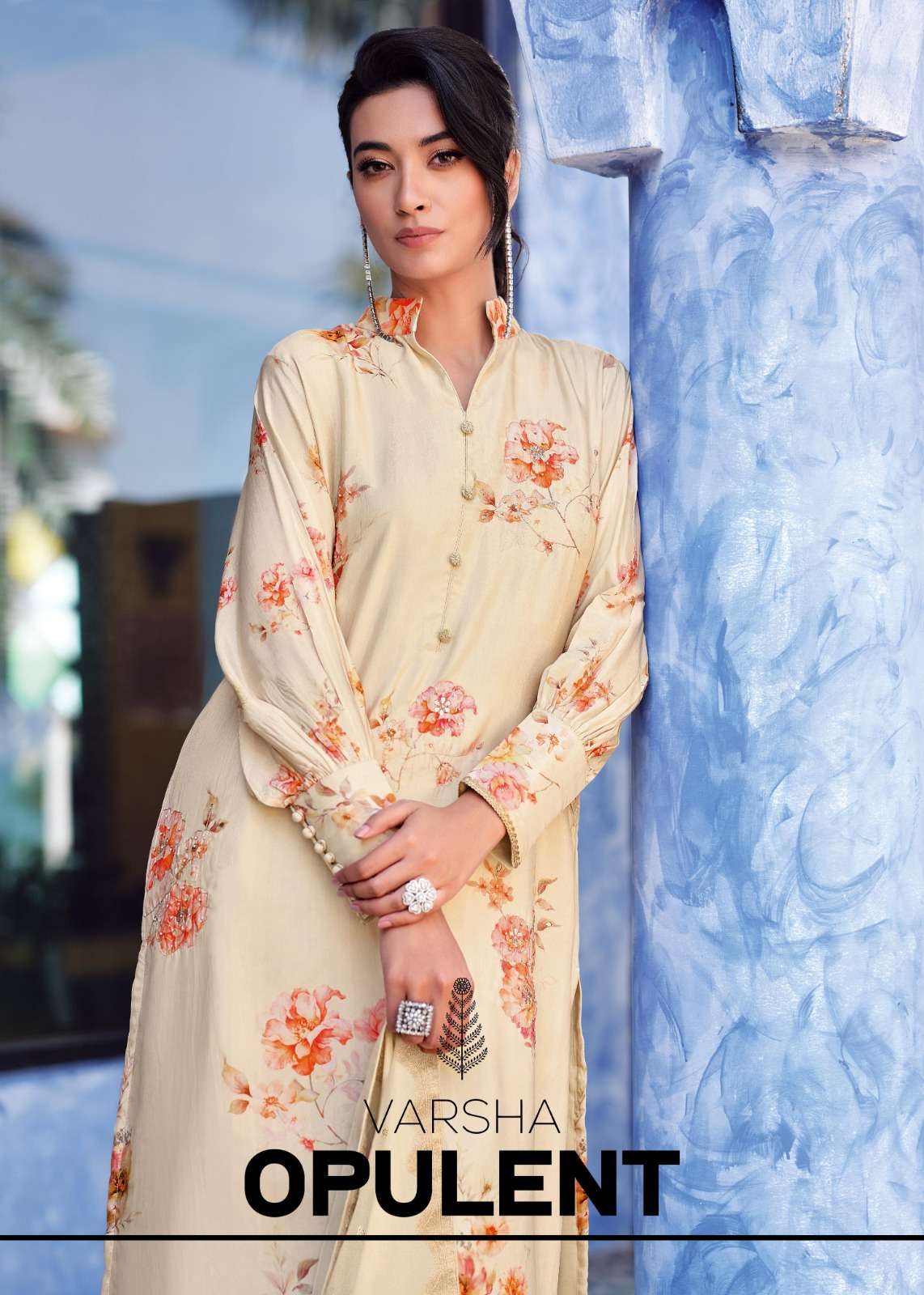 Varsha Opulent Fancy Habutai Silk Exclusive Ladies Suit Suppliers