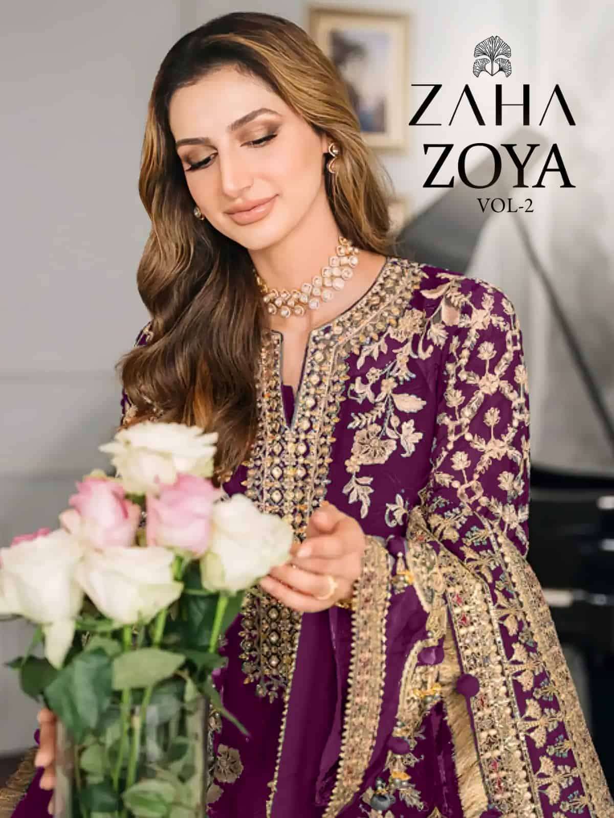 Zaha Zoya Vol 2 10287 Colors Georgette Pakistani Salwar Suit Stylish Ensemble