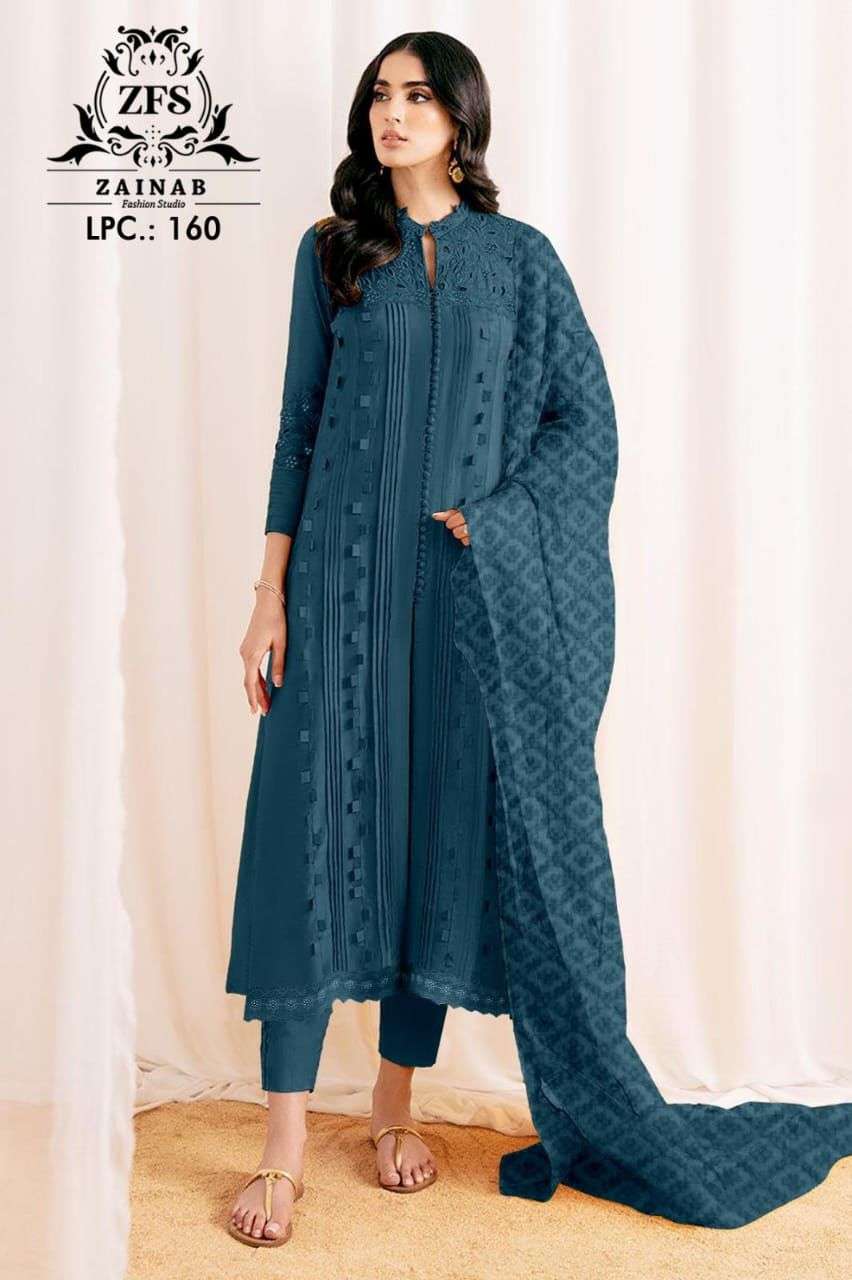 Zainab Lpc 160 Designer Georgette Pakistani Suit Readymade Collection