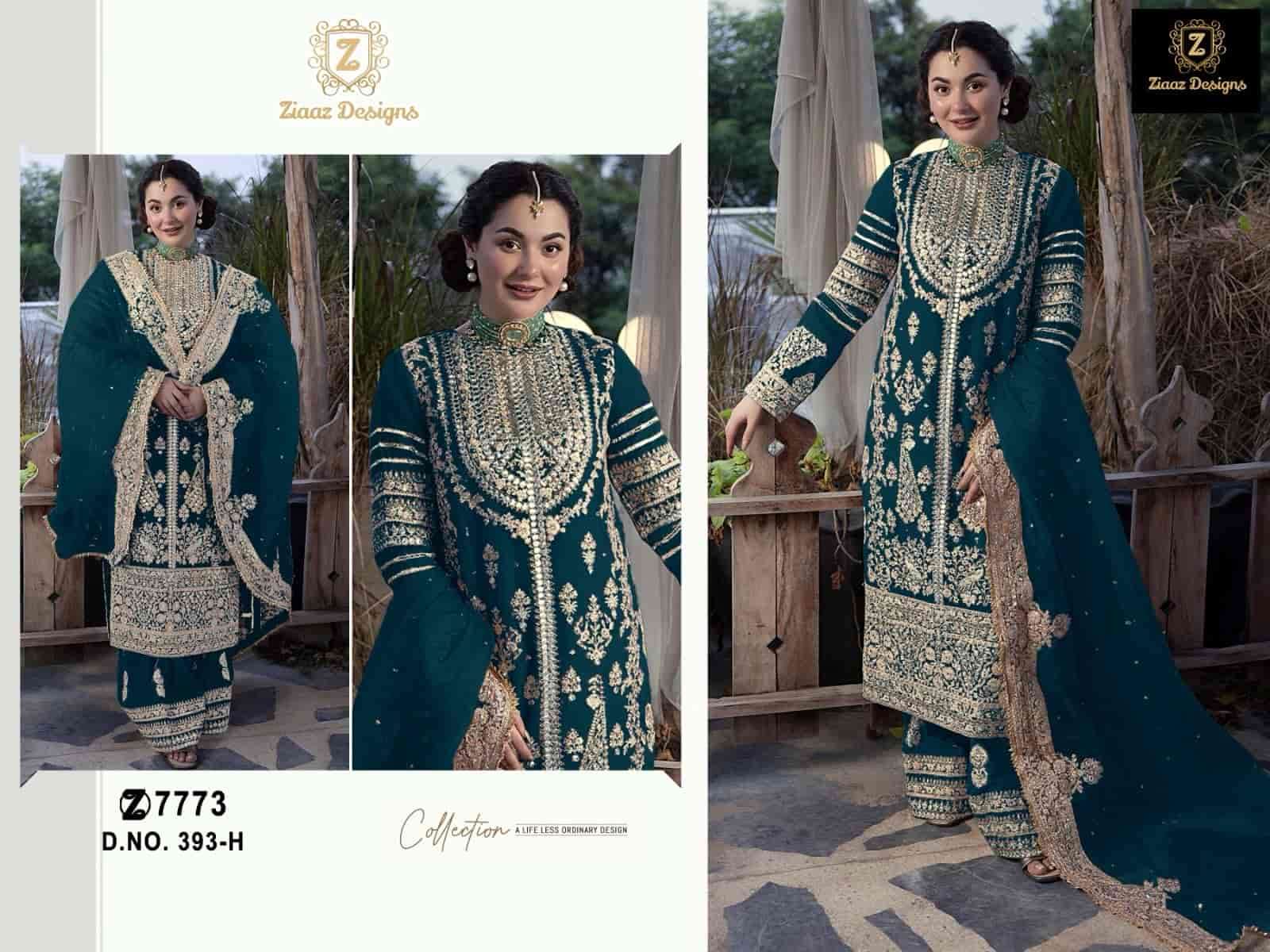 Ziaaz Designs 393 H Exclusive Heavy Designer Party Wear Style Salwar Kameez Collection