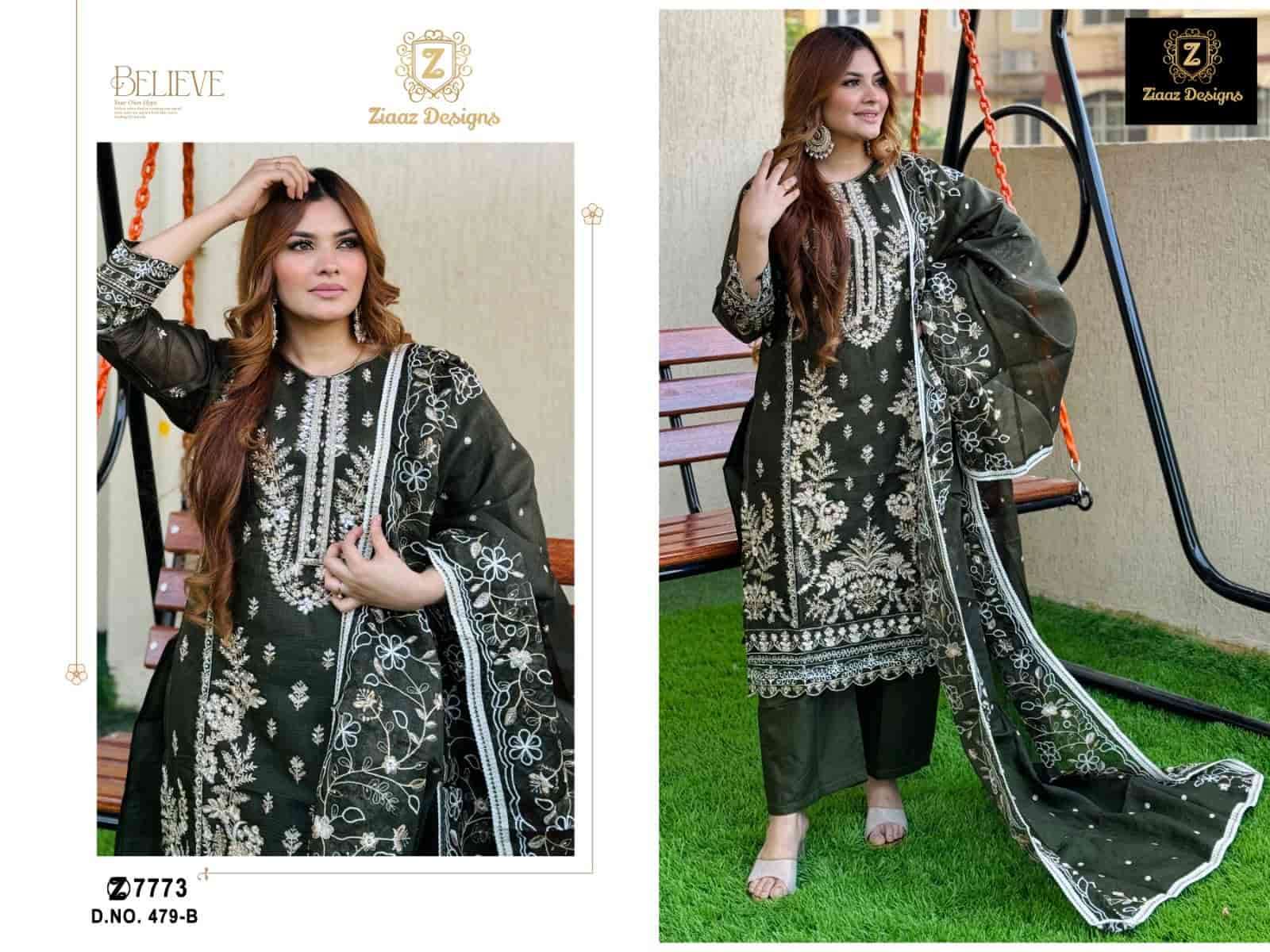 Ziaaz Designs 479 B Elegance Elevated Kota Checks Salwar Suit Exporter