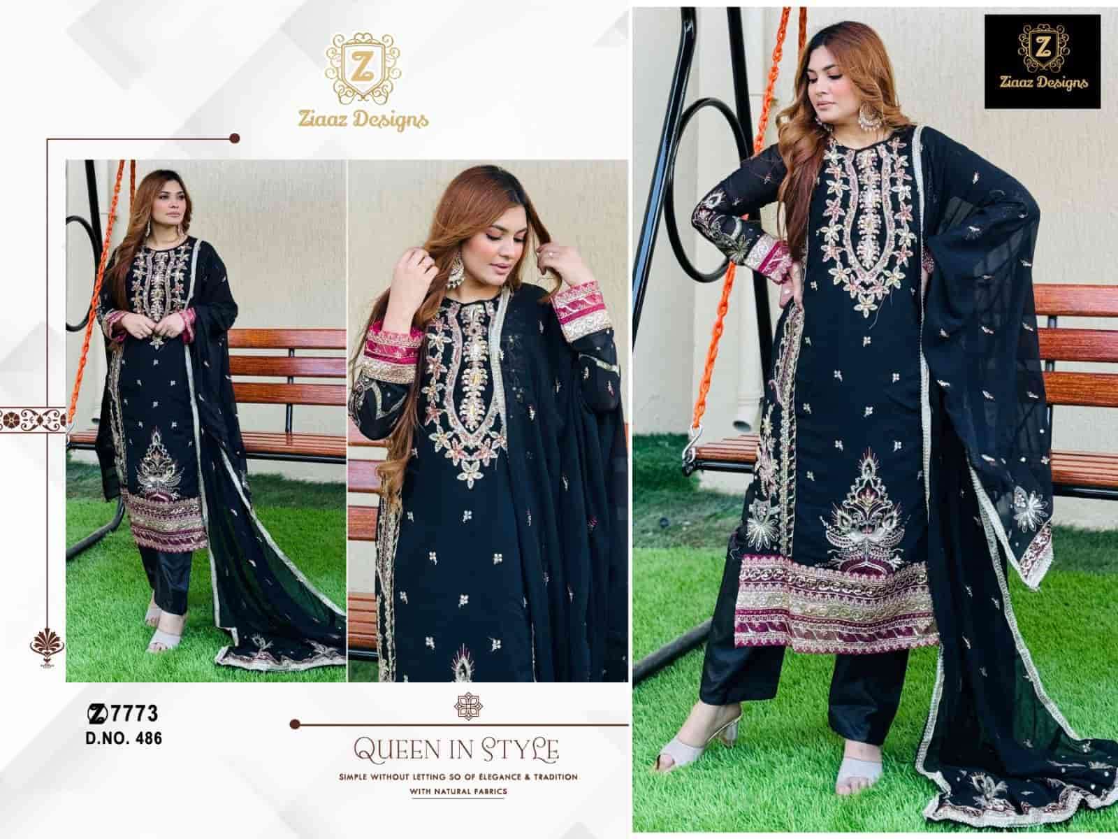 Ziaaz Designs 486 Exclusive Latest Designer Festive Wear Salwar Kameez Dealers