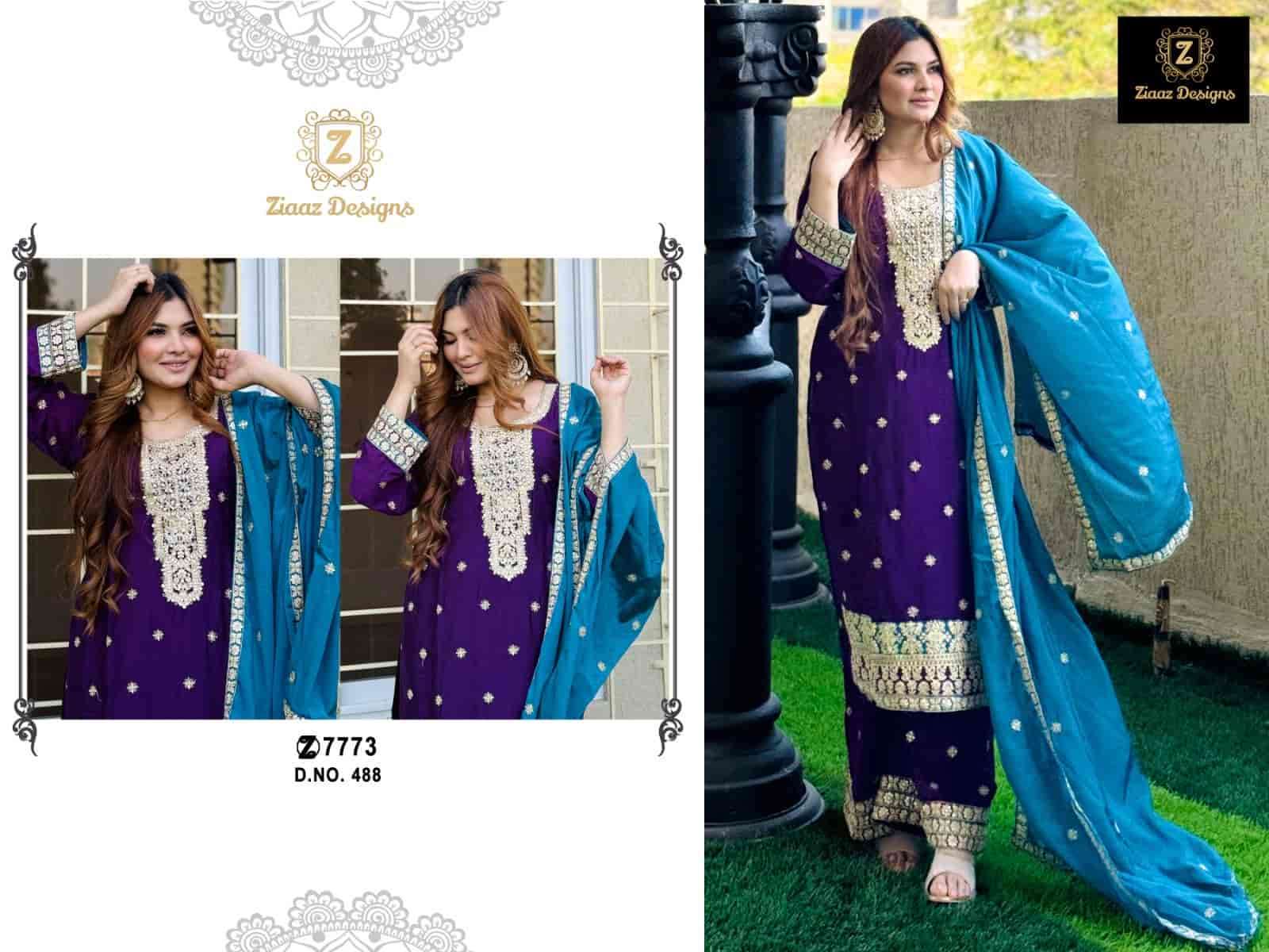 Ziaaz Designs 488 Fancy Style Designer Salwar Kameez Buy Online