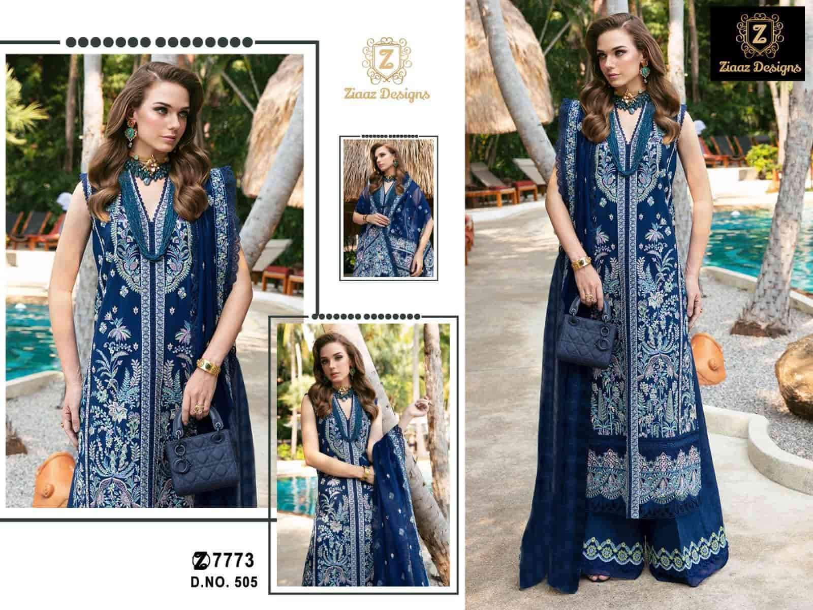 Ziaaz Designs 505 Exclusive Heavy Designer Style Cotton Salwar Suit Exporter