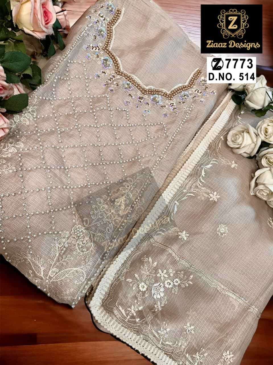 Ziaaz Designs 514 Festive Wear Style Latest Kota Checks Salwar Suit Collection