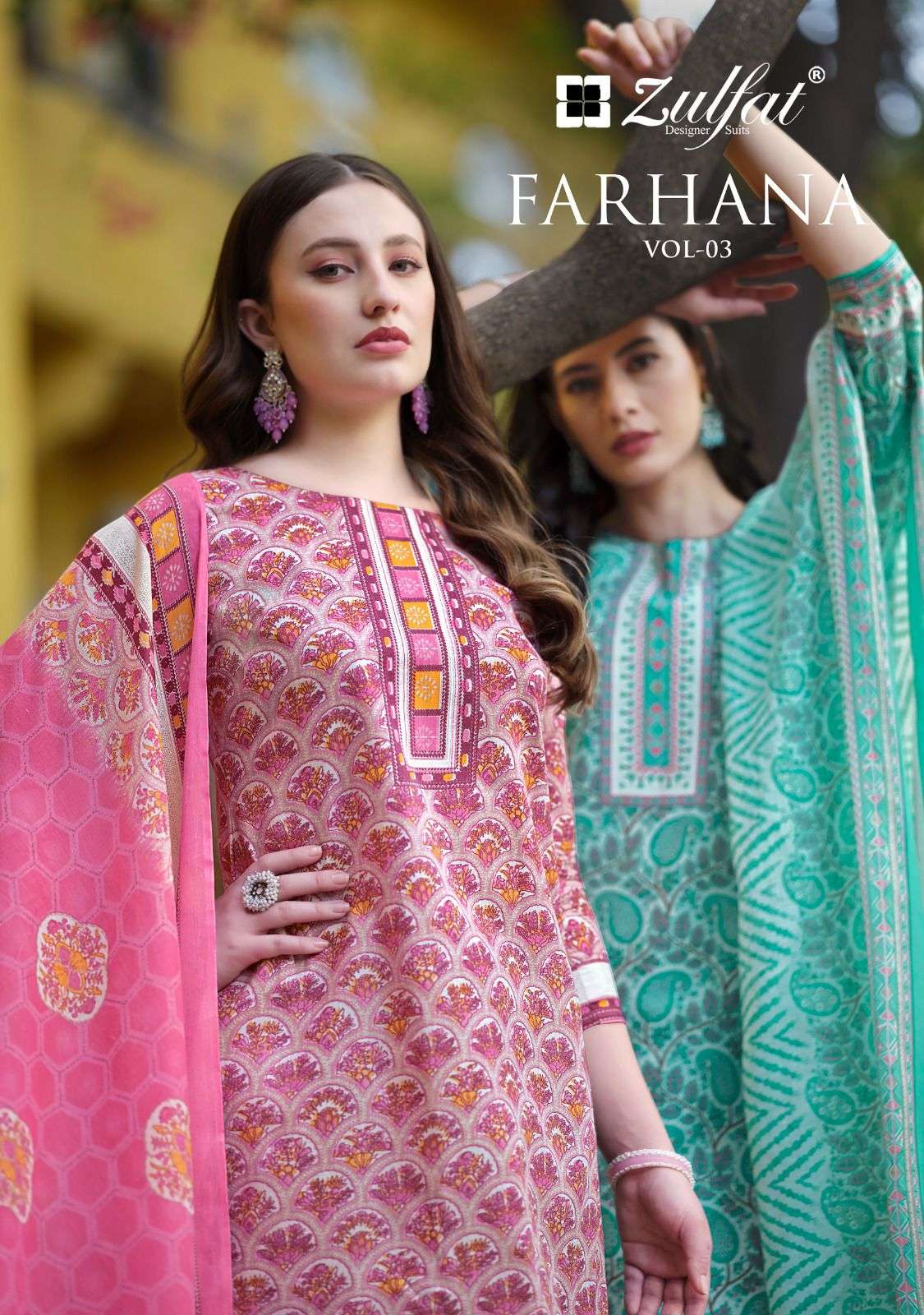 Zulfat Farhana Vol 3 Exclusive Printed Cotton Suit Catalog Wholesalers