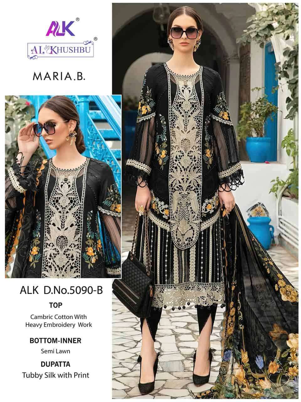 Al Khushbu 5080 B Party Wear Style Exclusive Designer Embroidered Dress Collection