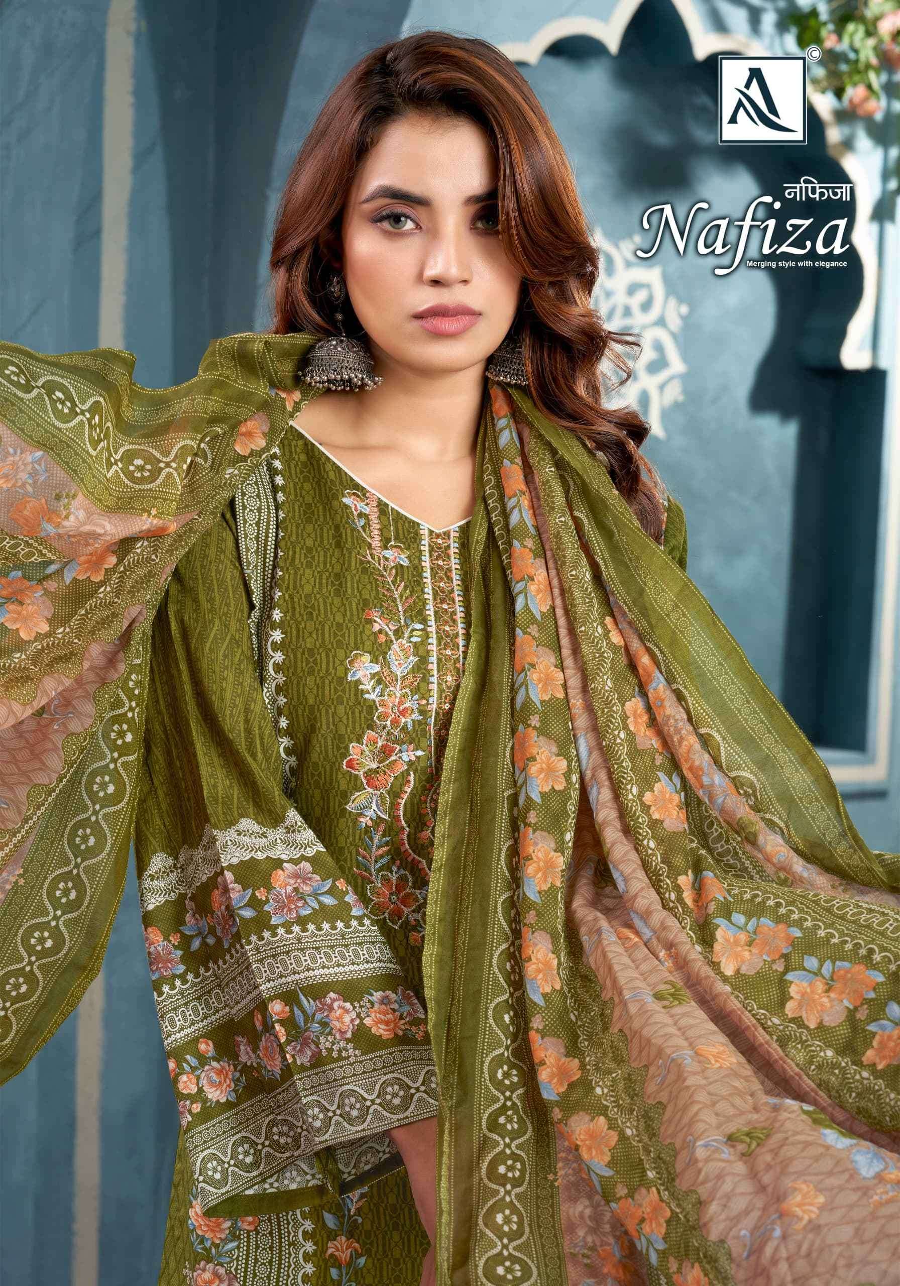Alok Suit Nafiza Pakistani Print Salwar Kameez Catalog Summer Collection