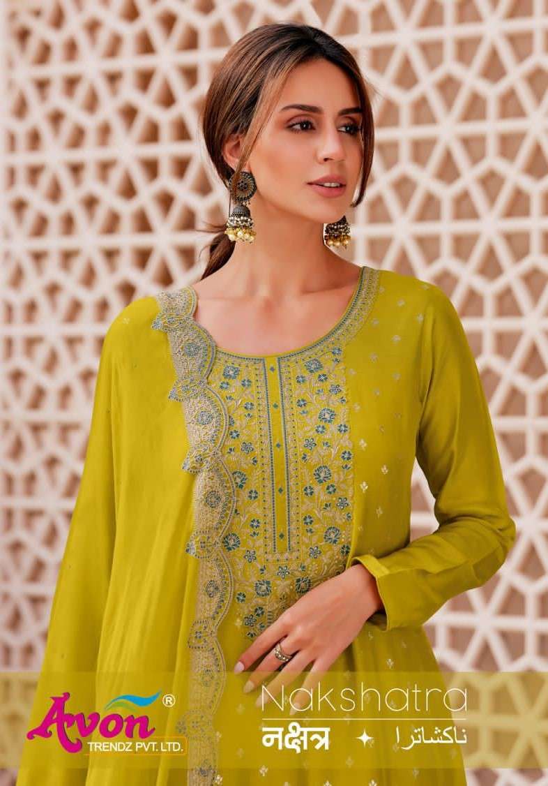 Avon Trendz Nakshatra Designer Silk Wedding Collection Dress Suppliers