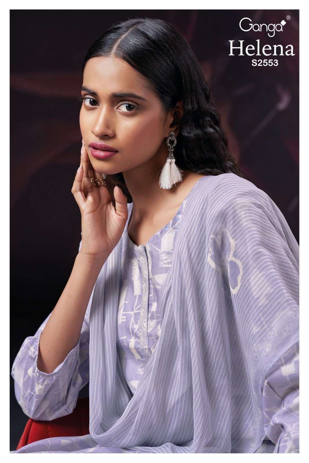 Ganga Helena 2553 Premium Cotton Ladies Dress Catalog Exporters
