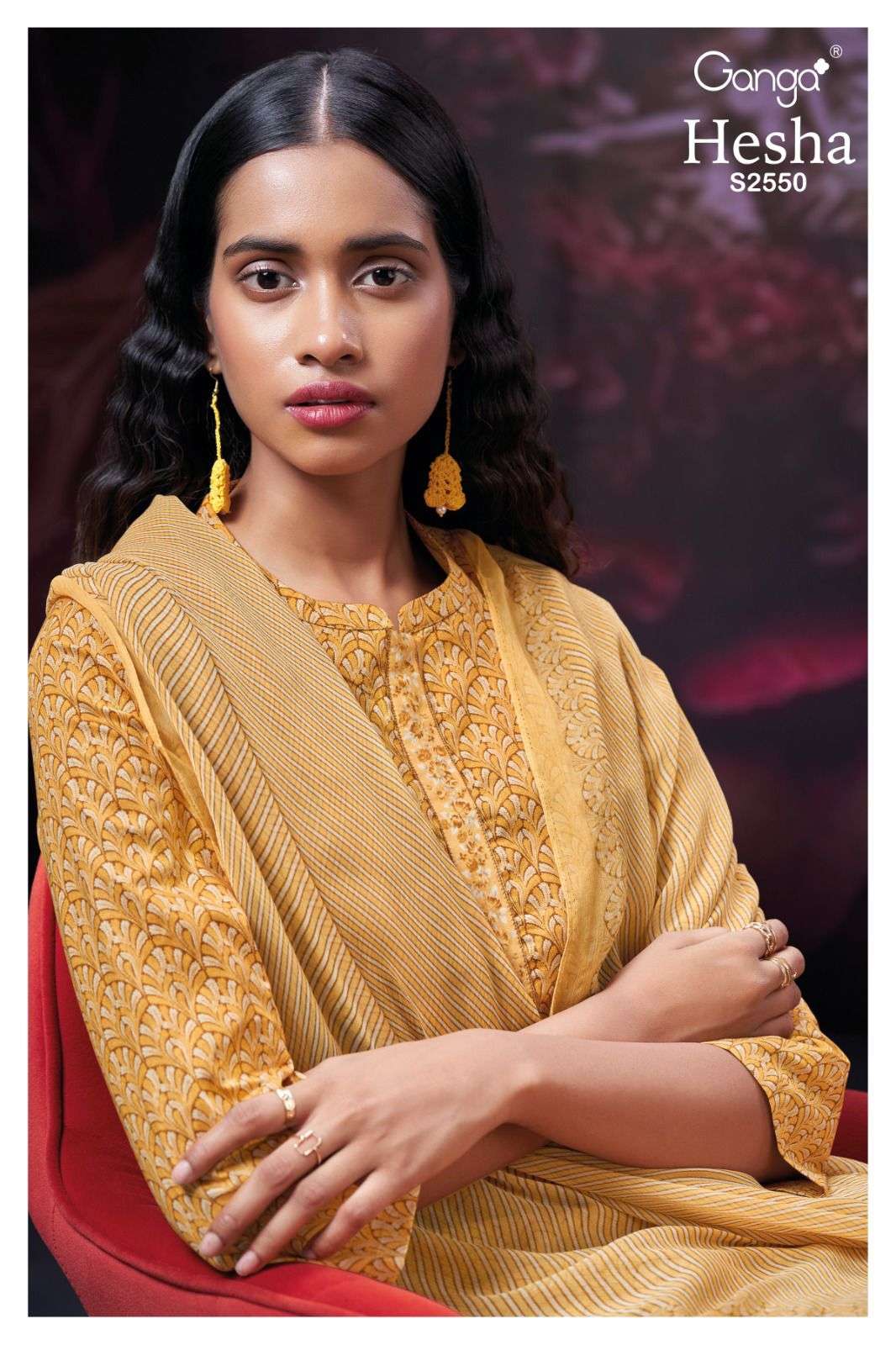 Ganga Hesha 2550 Exclusive Cotton Ladies Dress Catalog Wholesalers