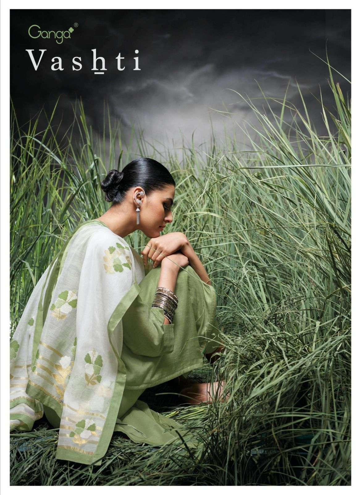 Ganga Vashti Designer Silk Ladies Dress Catalog Suppliers