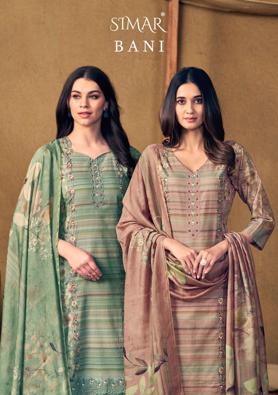 Glossy Simar Bani Latest Designs Cotton Suit Catalog Suppliers