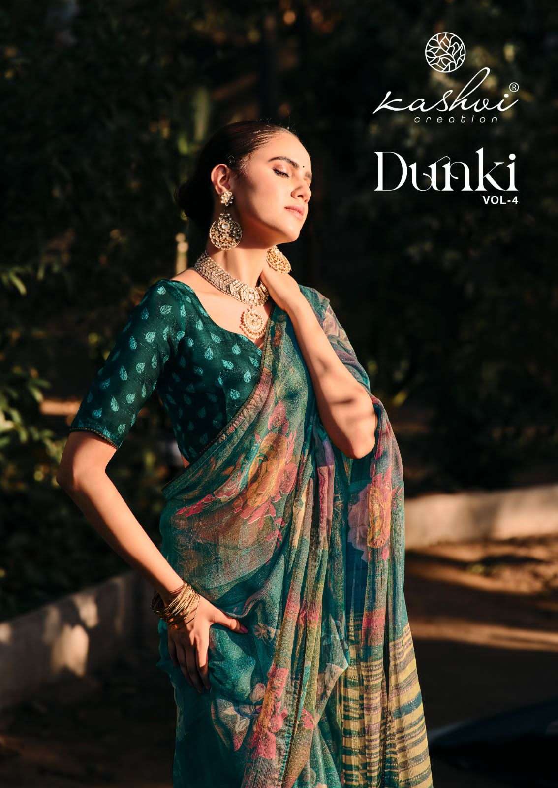 Kashvi Dunki Vol 4 Fancy Silk Saree Catalog Wholesalers Buy Online