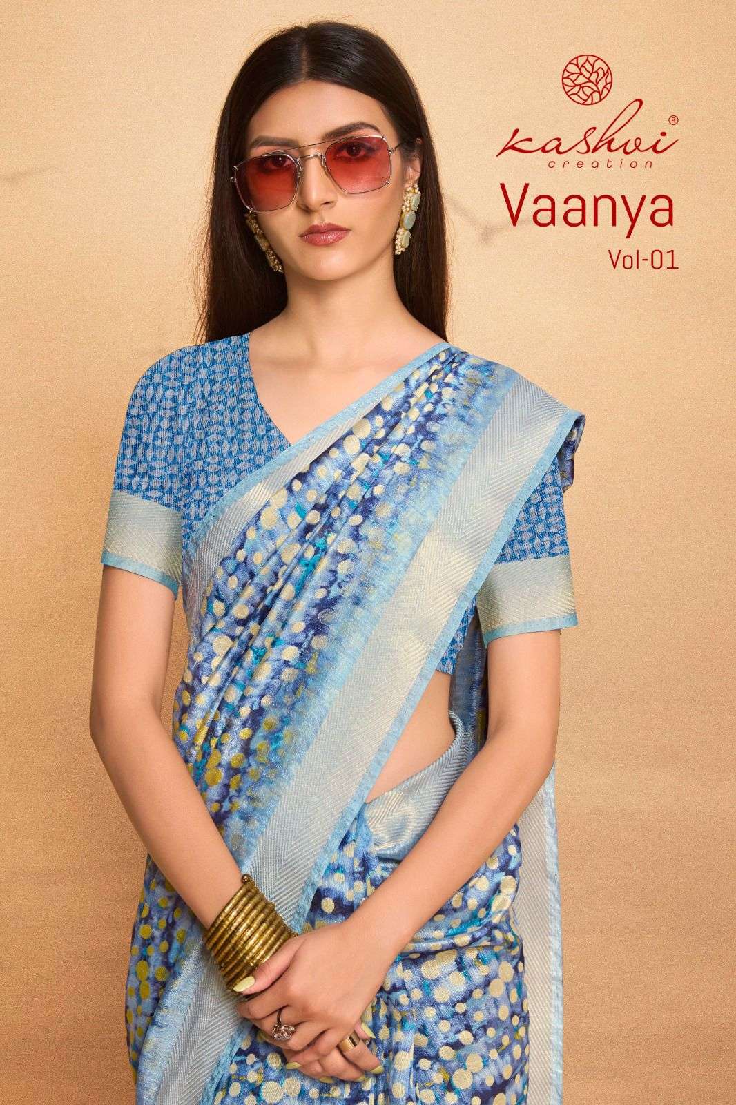 Kashvi Vaanya Vol 1 Exclusive Fancy Wear Saree Catalog Exporters