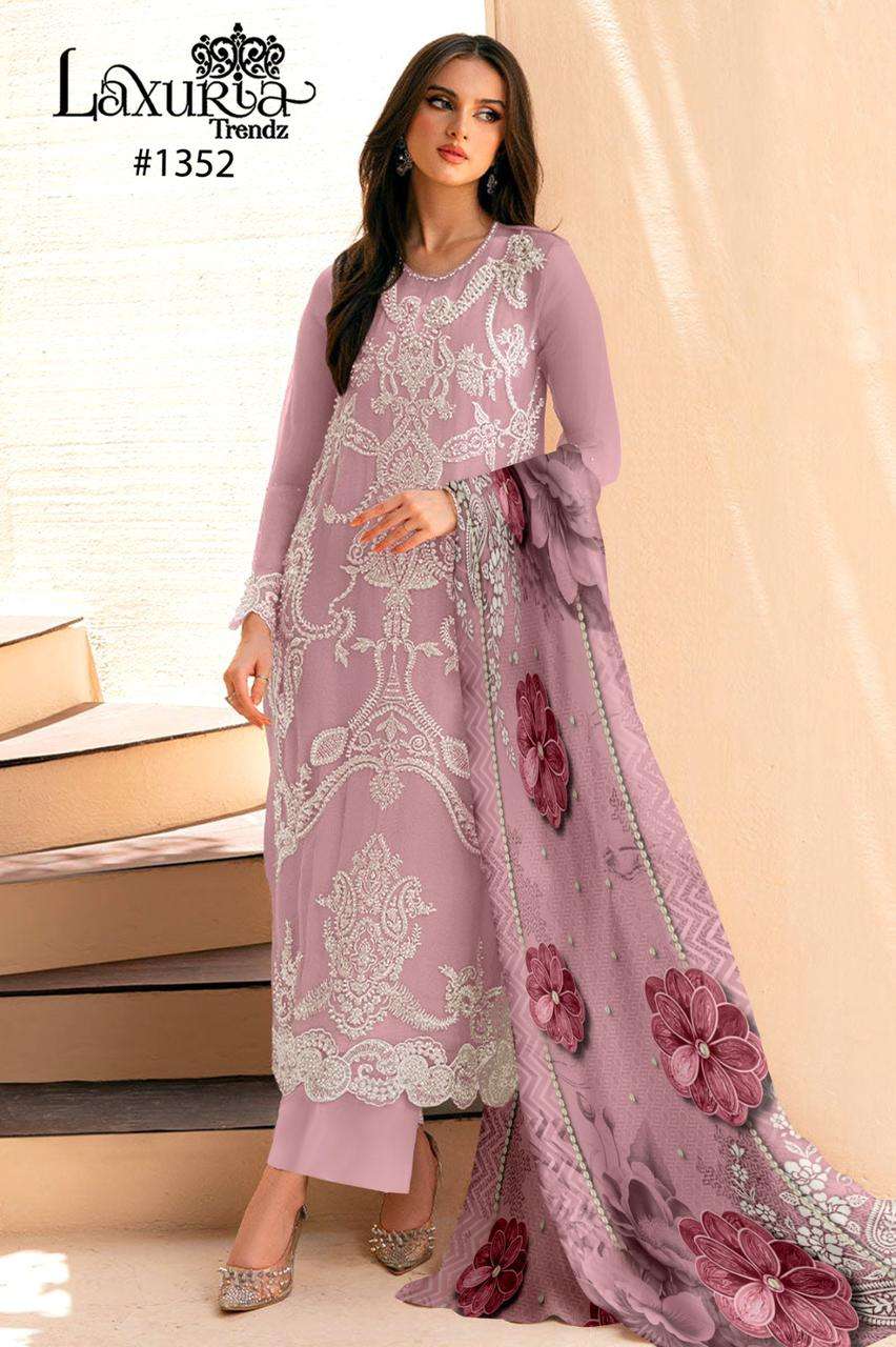 Laxuria Trendz 1352 Designer Pakistani Suit New Latest Collection
