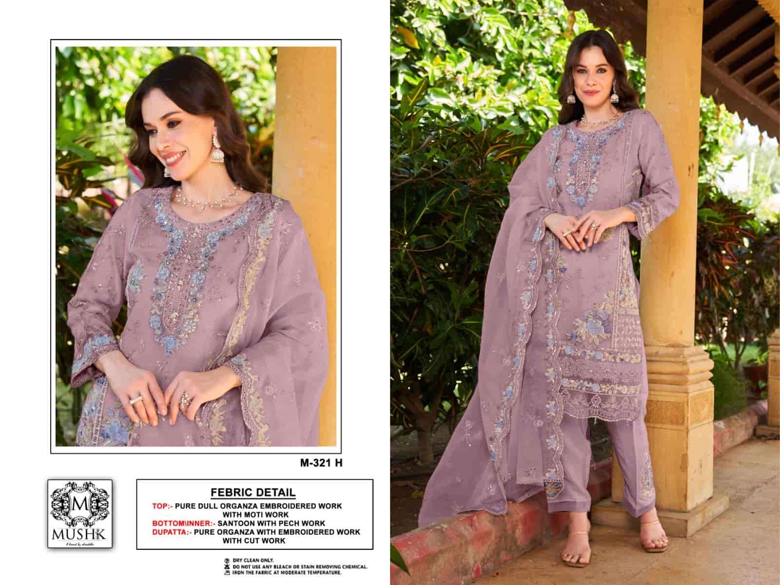 Mushq M 321 H Festive Wear Style Heavy Designer Embroidered Dress Collection