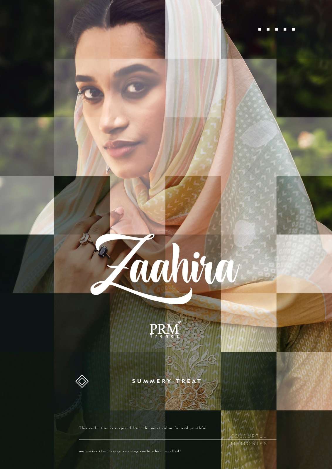 Prm Trends Zaahira Lawn Cotton Fancy Salwar Kameez Catalog Dealers