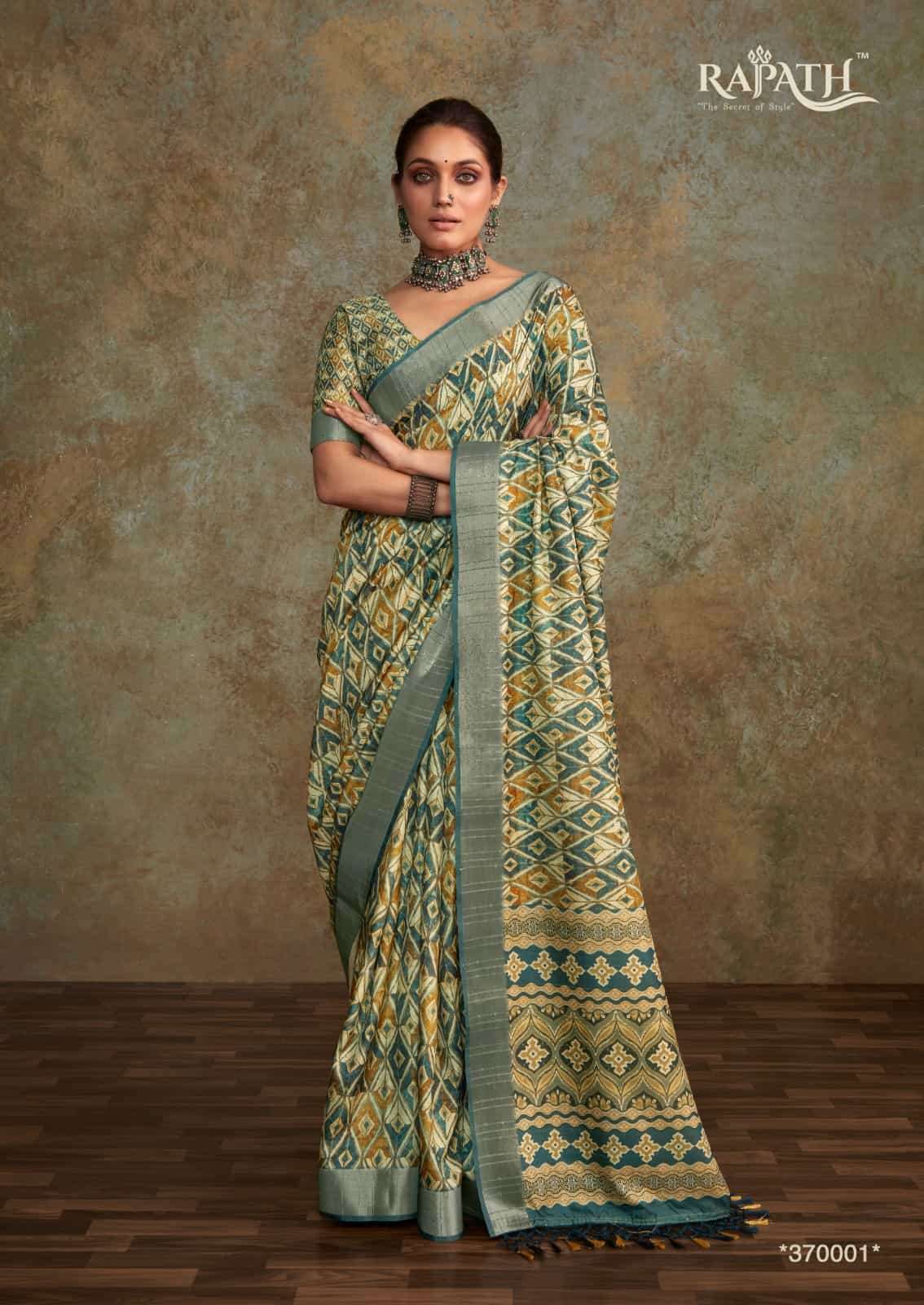 Rajpath Ritika Silk 370001 To 370006 Fancy Designer Handloom Saree Wholesalers