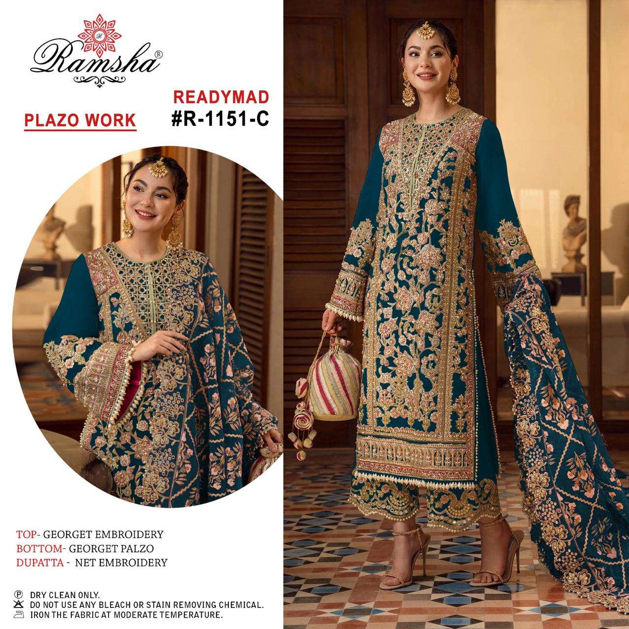Ramsha R 1151 Nx Wedding Wear Pakistani Readymade Dress Catalog Dealers