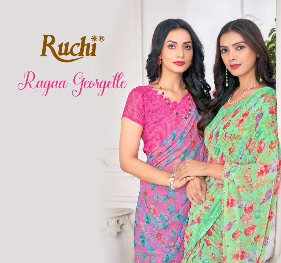Ruchi Saree Ragaa Georgette Vol 9 Daily Wear Georgette Saree Online Collection