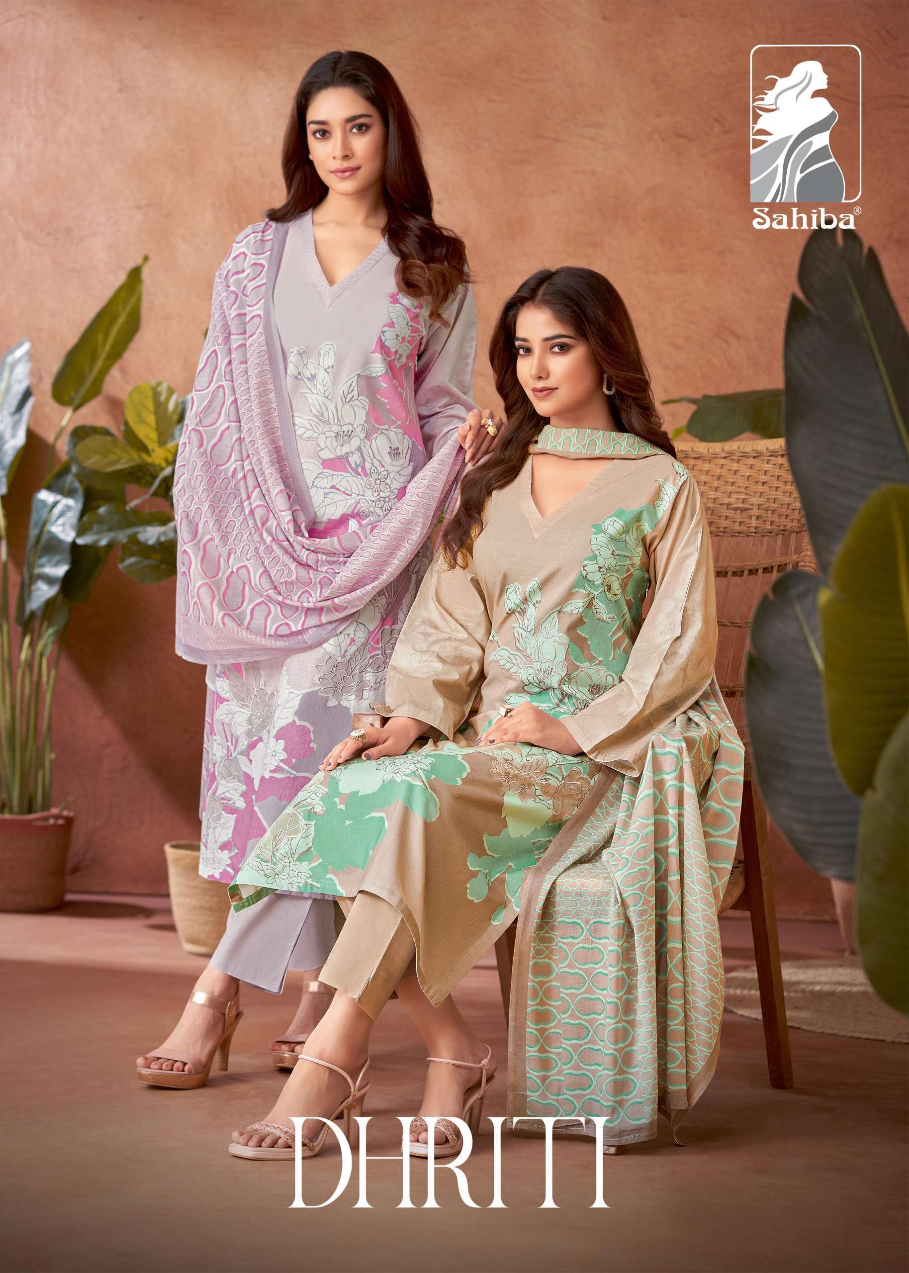 Sahiba Dhriti Pure Lawn Cotton Ladies Suits Catalog Wholesales
