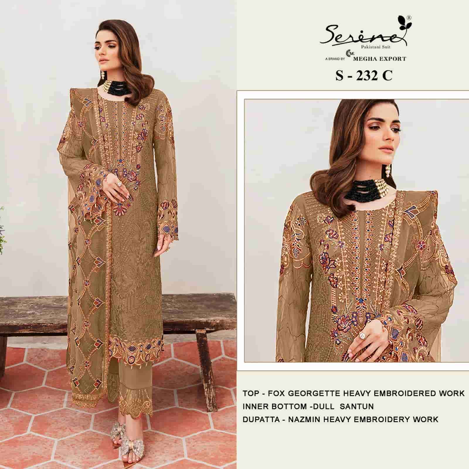 Serine S 232 C Festive Wear Style Designer Pakistani Suit Online Dealers
