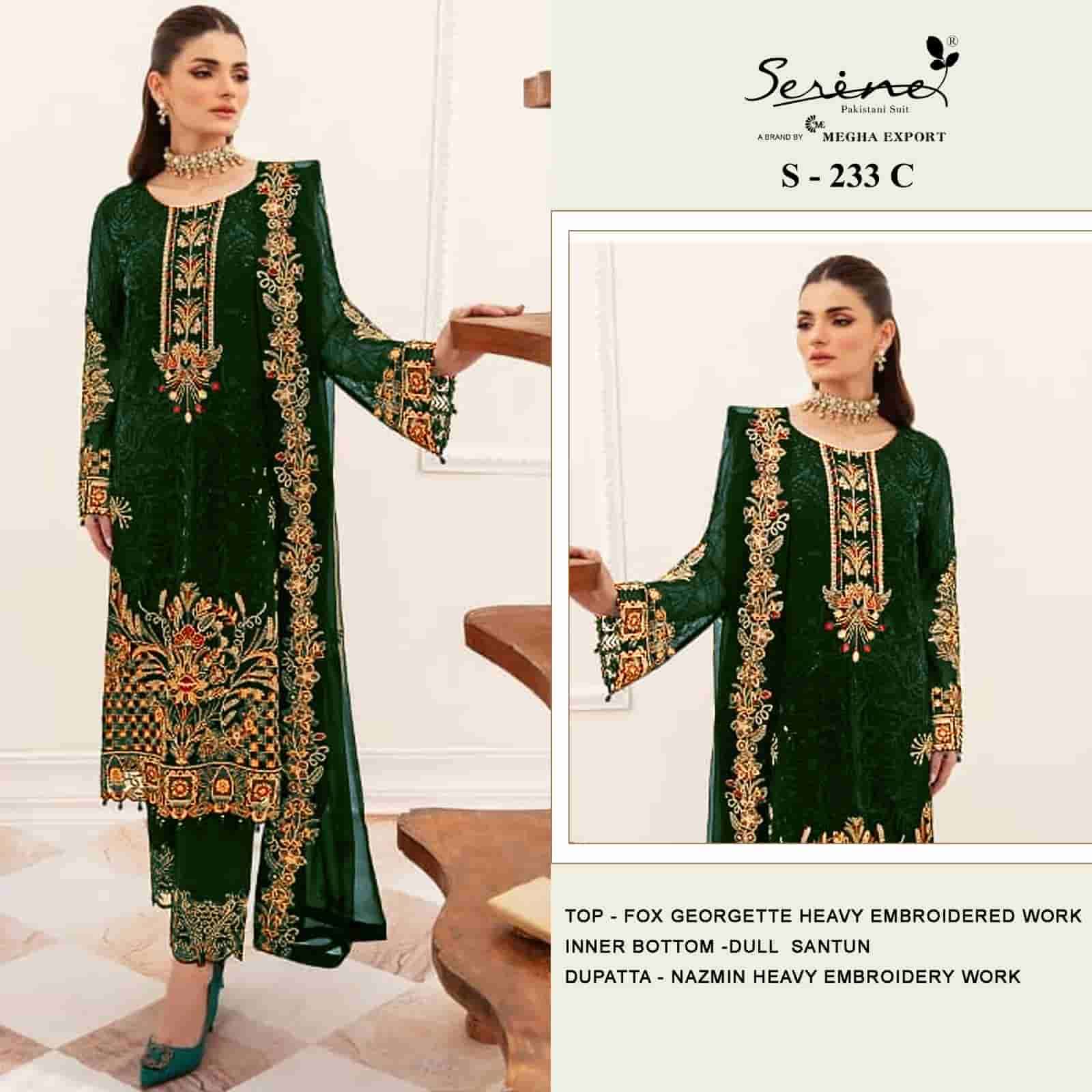 Serine S 233 C Heavy Embroidered Style Designer Salwar Suit Buy Online