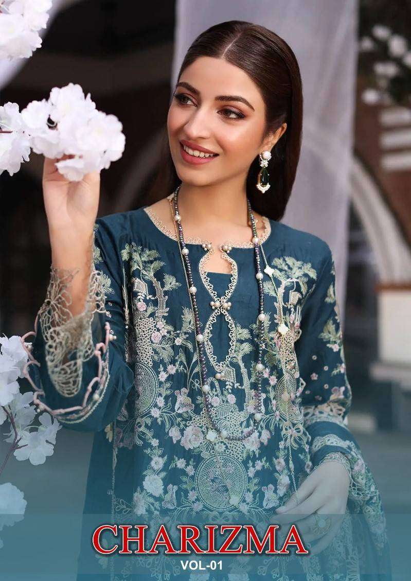 Shraddha Charizma Vol 1 Designer Cotton Salwar Suit Catalog Exporters