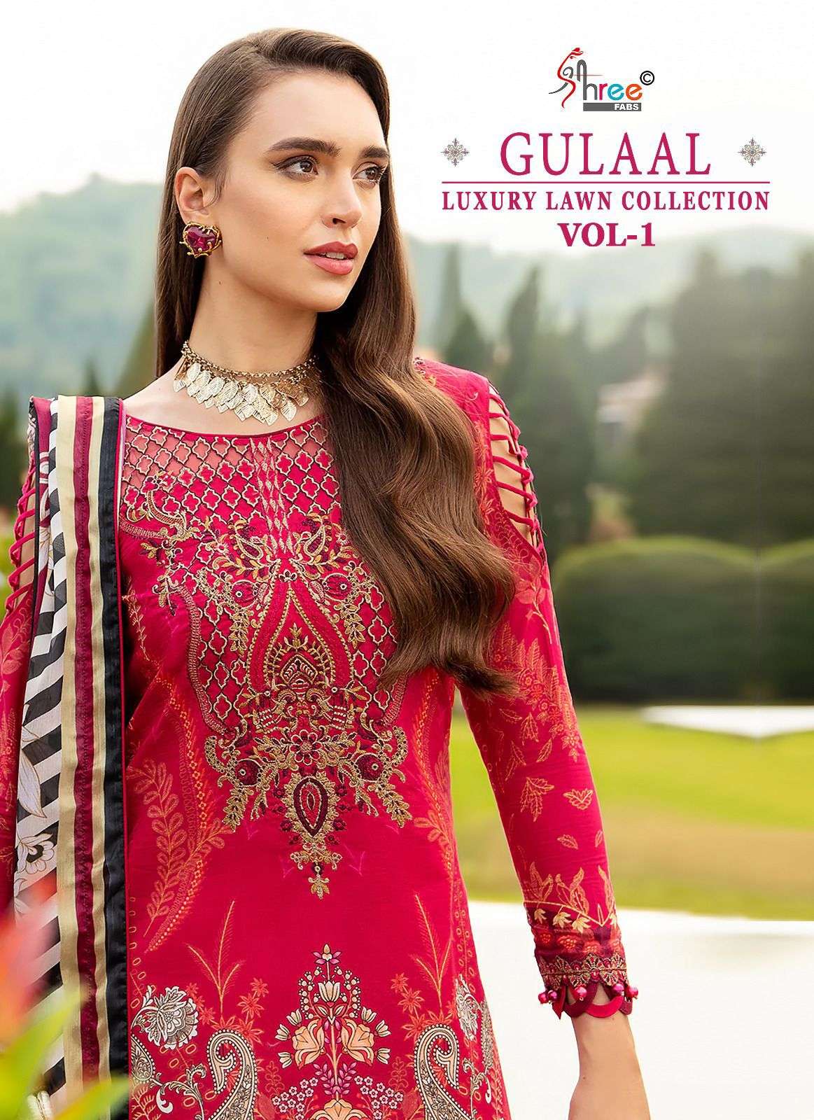 Shree Fabs Gulaal Luxury Lawn Collection Vol 1 Latest Pakistani Cotton Suit Dealers
