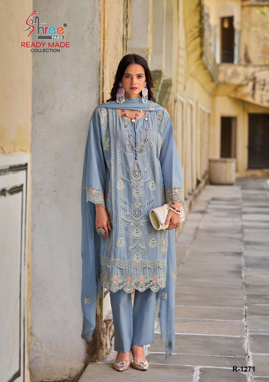 Shree Fabs R 1271 Colors Fancy Pakistani Readymade Dress Catalog Exporters