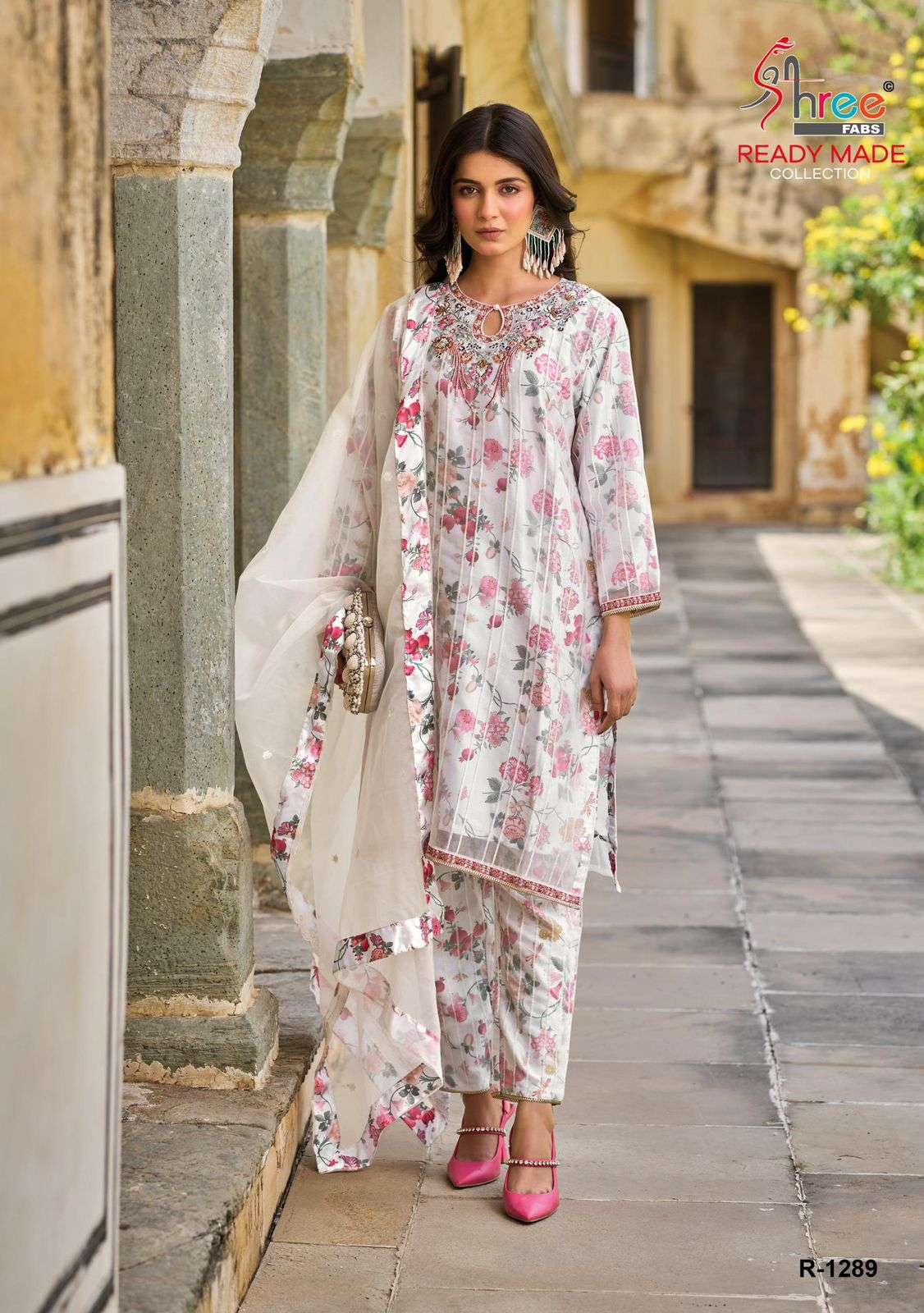 Shree Fabs R 1289 Colors Organza Pakistani Dress Catalog Exporters