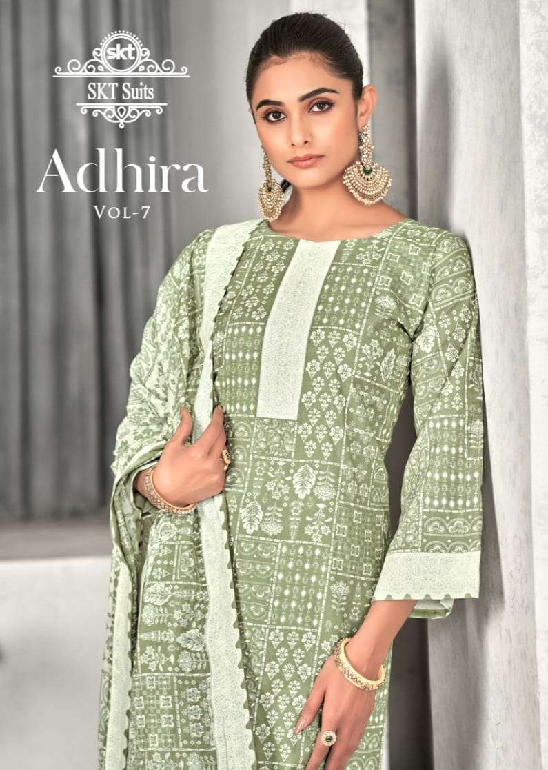 Skt Suits Adhira Vol 7 Fancy Cotton Salwar Kameez Catalog Dealers Buy Online