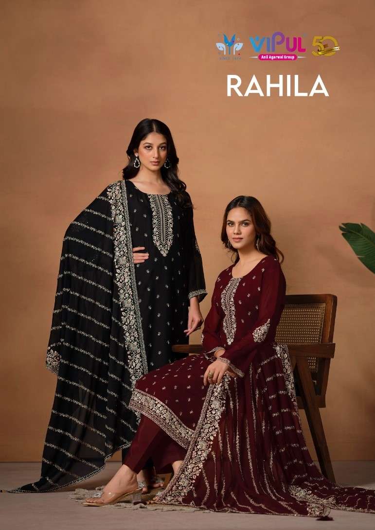 Vipul Fashion Rahila Designer Ladies Dress Catalog Suppliers