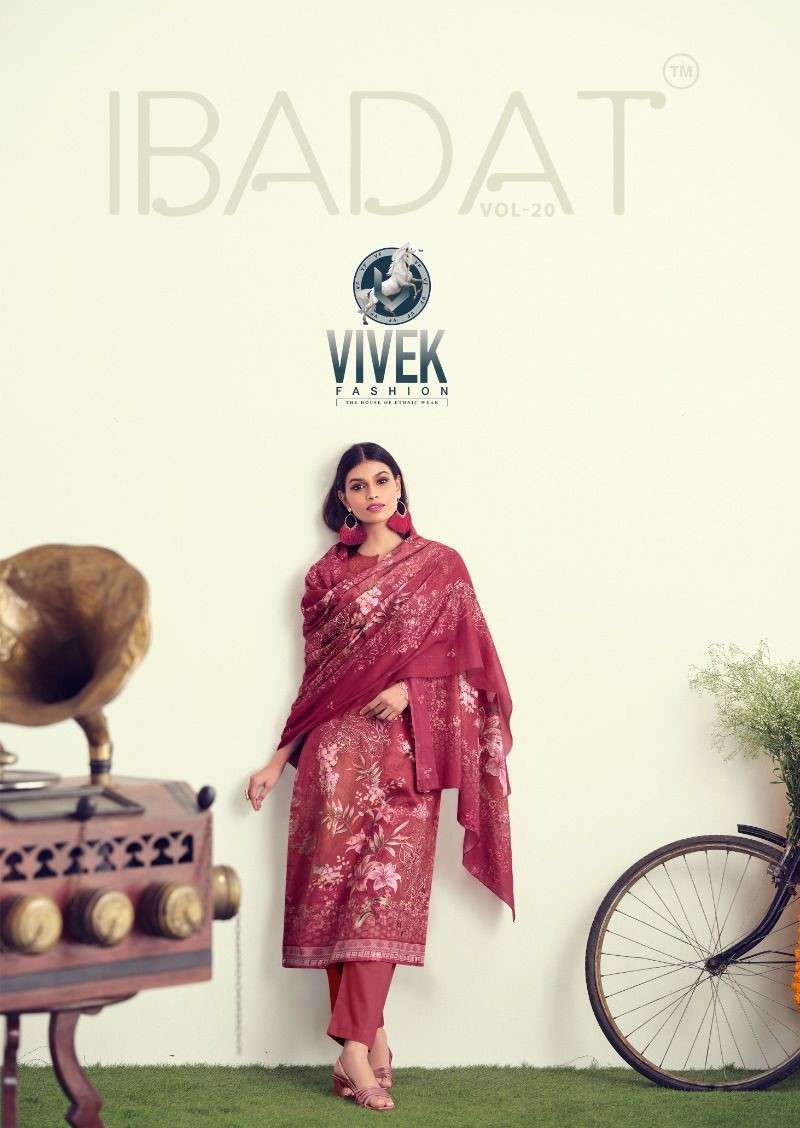 Vivek Fashion Ibadat Vol 20 Designer Cotton Dress Catalog Suppliers