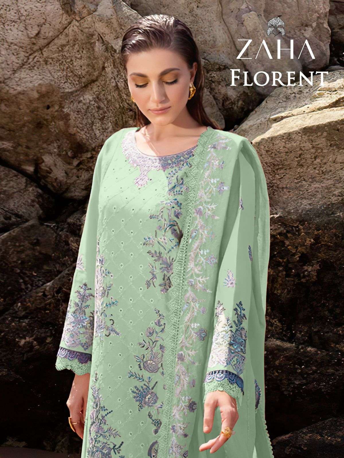 Zaha Florent 10296 Colors Pakistani Cotton Dress Catalog Exporters Buy Online