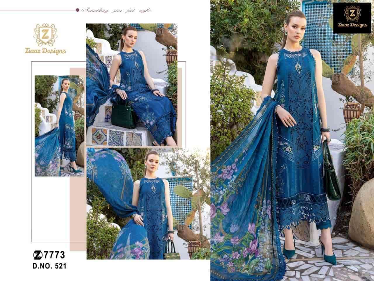 Ziaaz Designs 521 Heavy Embroidered Style Exclusive Cotton Pakistani Dress Selection