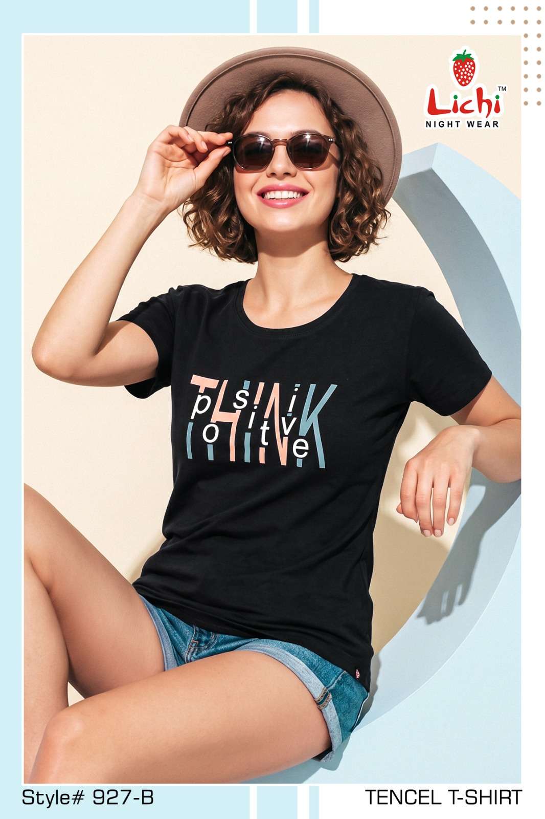 Lichi Style No 927 Ladies Wear Tencel T Shirt Catalog Wholesalers