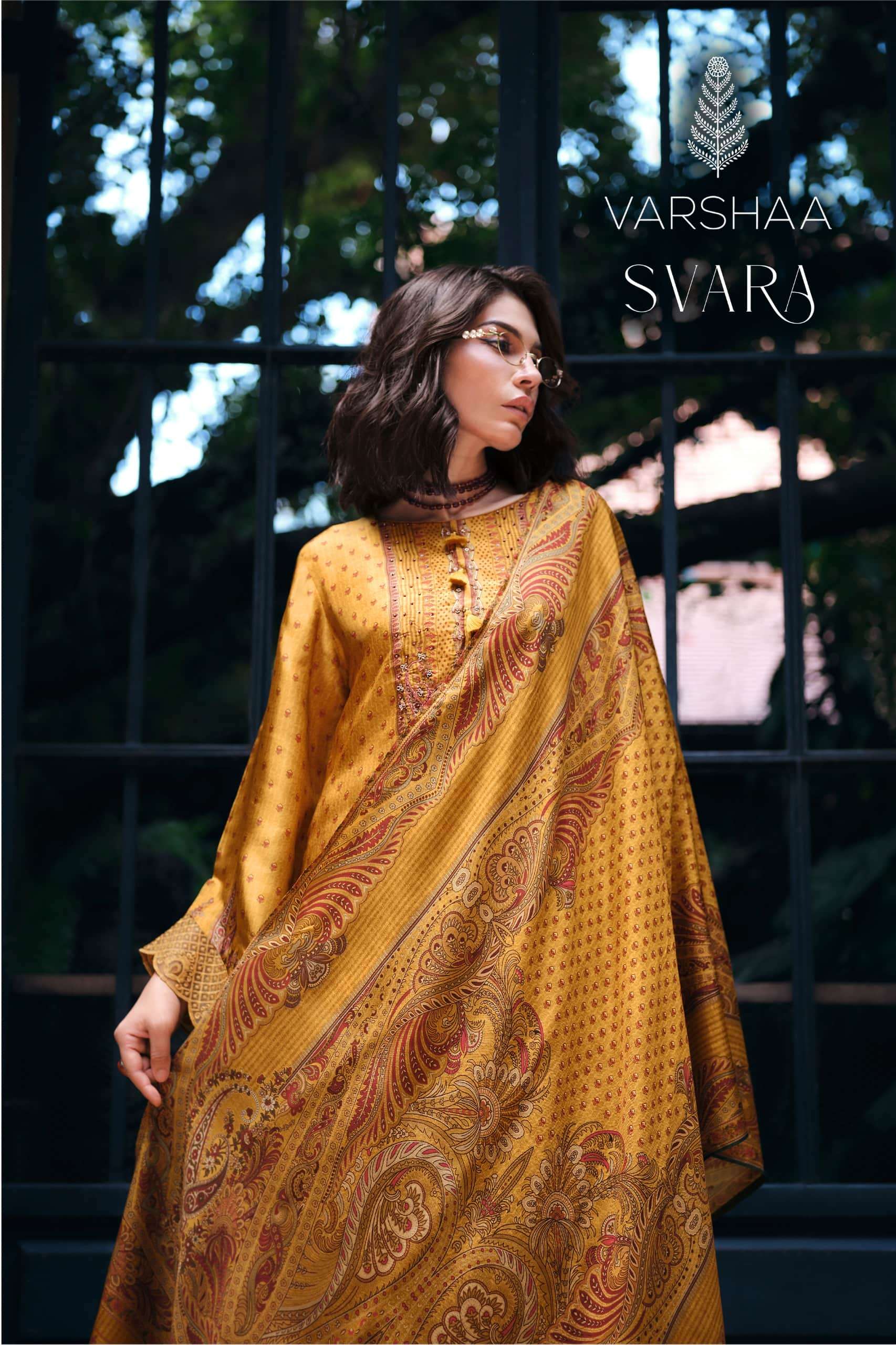 Varsha Svara Digital Printed Crape Salwar Suit Catalog Wholesales