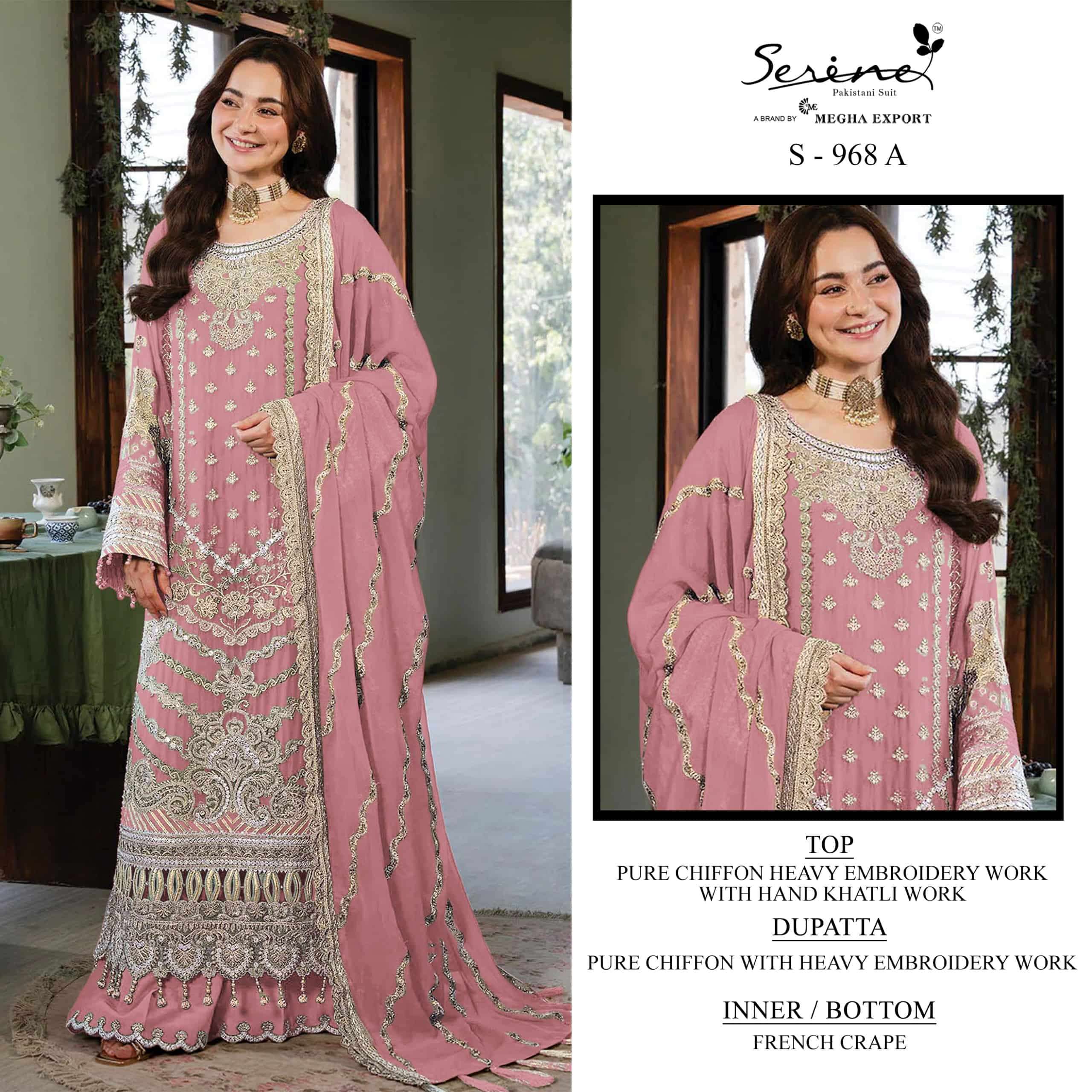 Serine S 968 Abcd Designer Work Pakistani Salwar Suit New Collection