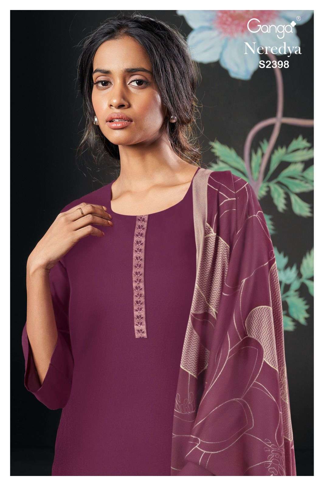 Ganga Fashion Bebo 338 Non Catalog Collection In Cotton Suits