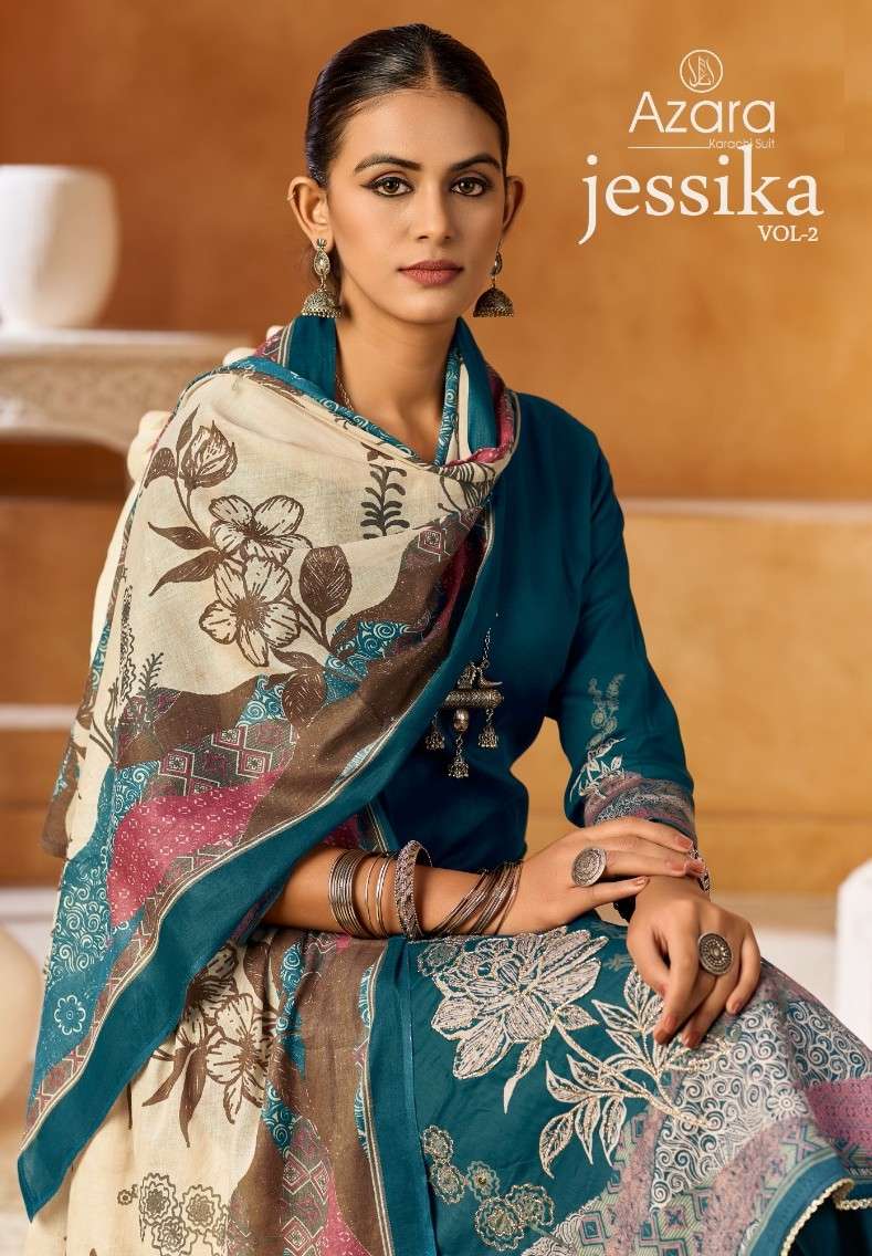 Radhika Azara Jessika Vol 2 Fancy Cotton Salwar Kameez Catalog Suppliers