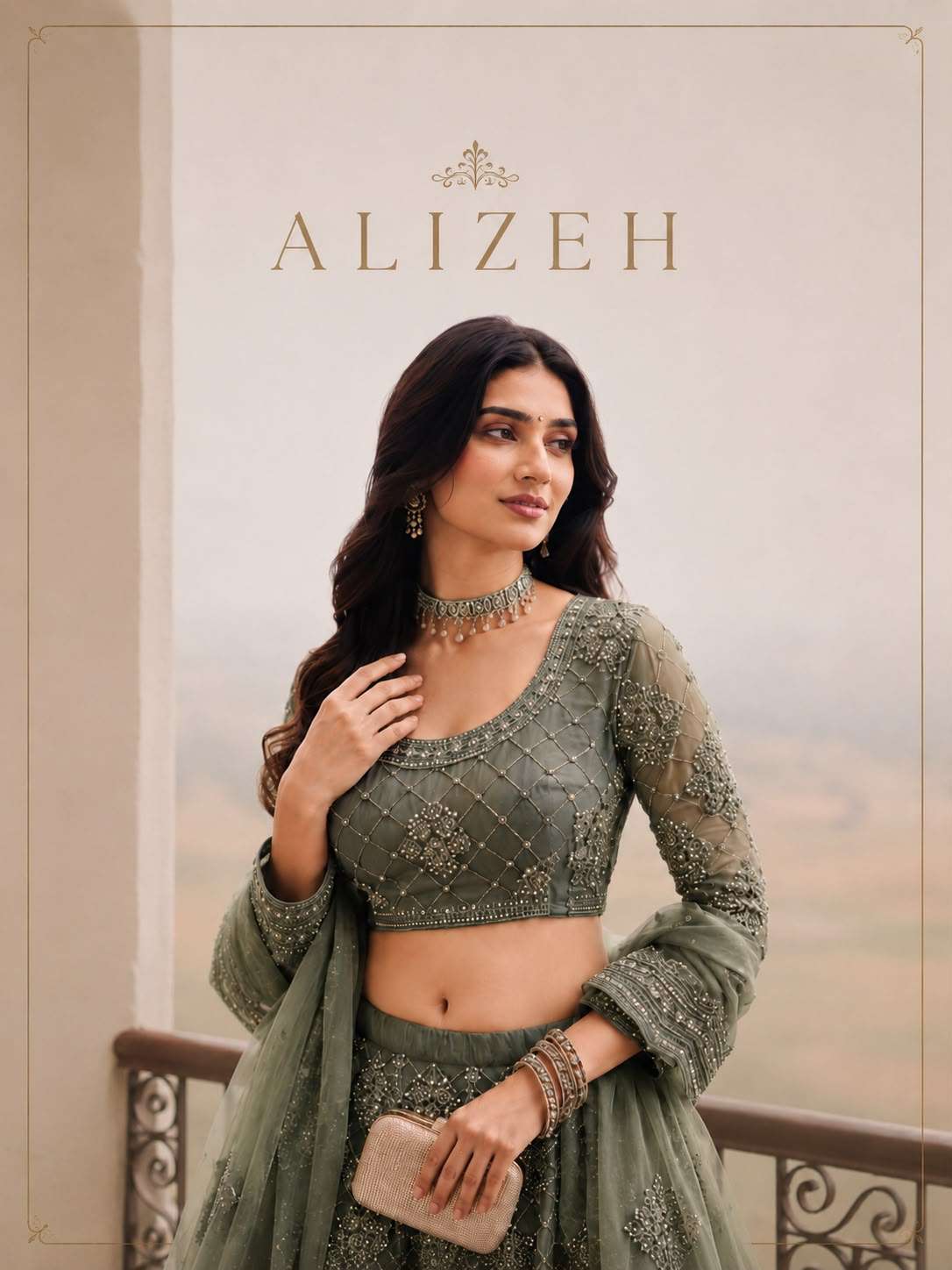 Alizeh 1096 To 1105 Fancy Heavy Designer Lehenga Collection Wholesaler