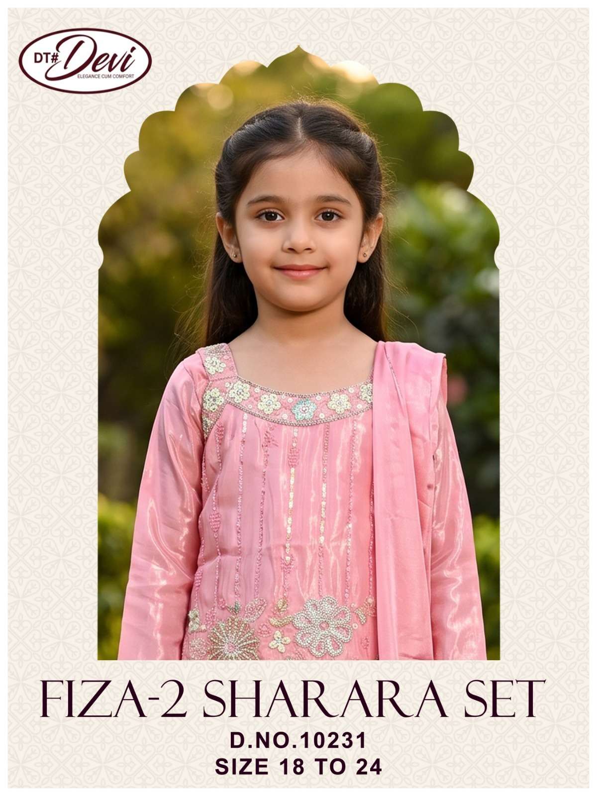 Dt Devi Fiza Vol 2 Readymade Kids Wear Dress Latest Collection